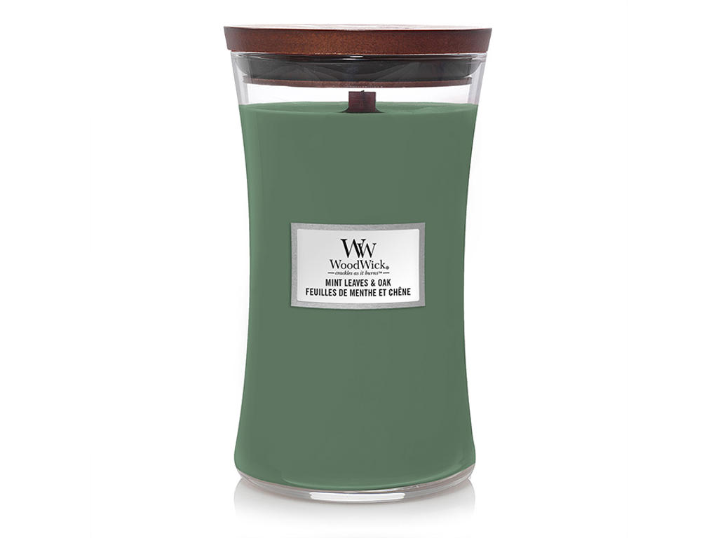 WoodWick Large - Mint Leaves & Oak