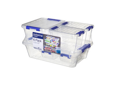 Sistema Storage 6 Pack - Blå