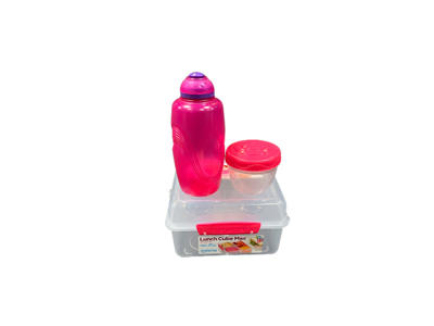 Sistema Lunch Cube Max -Bonus Bottle - Pink