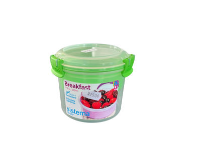 Sistema Breakfast To Go 530ml Grøn Clips