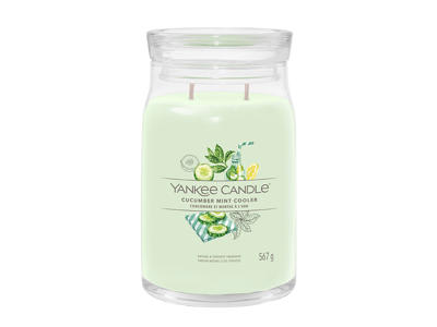 Yankee Candle Signature Duftlys Large - Cucumber Mint Cooler