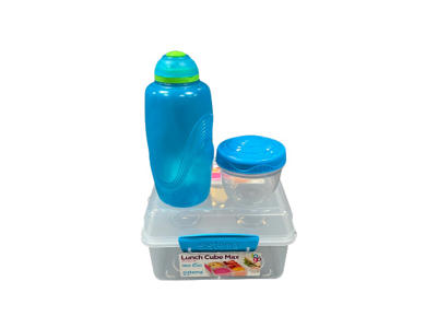 Sistema Lunch Cube Max -Bonus Bottle - Blå