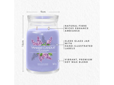 Yankee Candle Signature Duftlys Large – Lilac Blossoms