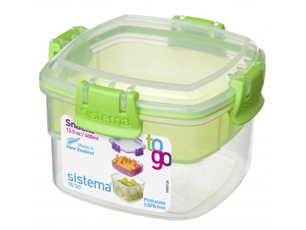 Sistema Snack To Go 400 ml - grøn clips
