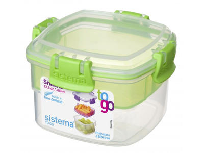 Sistema Snack To Go 400 ml - grøn clips