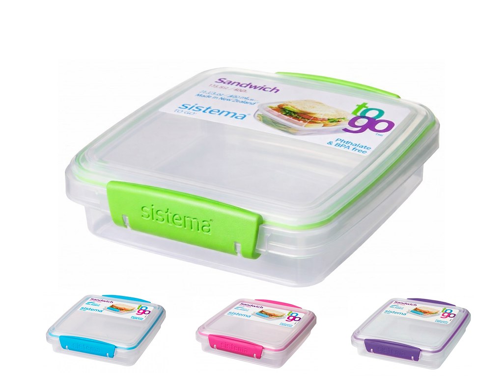Sistema 450ml Sandwich Box To Go