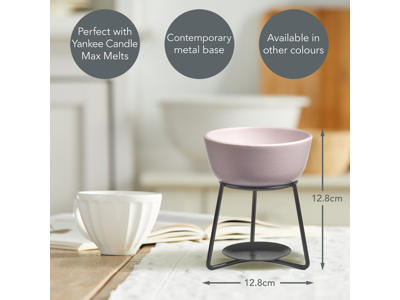 Yankee Candle Pebble Melt Warmer – Grey Lilac Wax Melt Burner